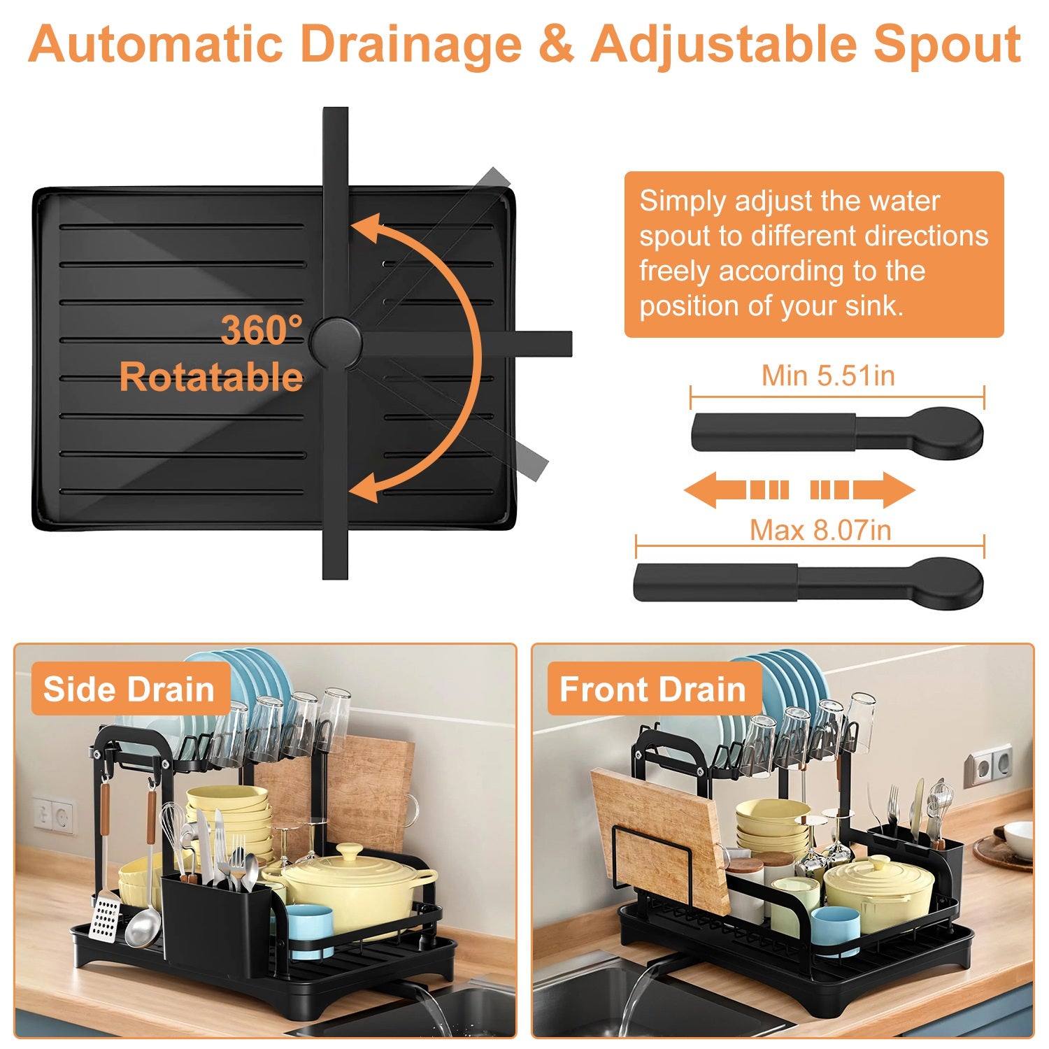 2-Tier Dish Drying Rack
